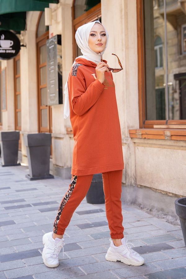 Tunık + Pantolon Kiremit - 8328 KİREMİT