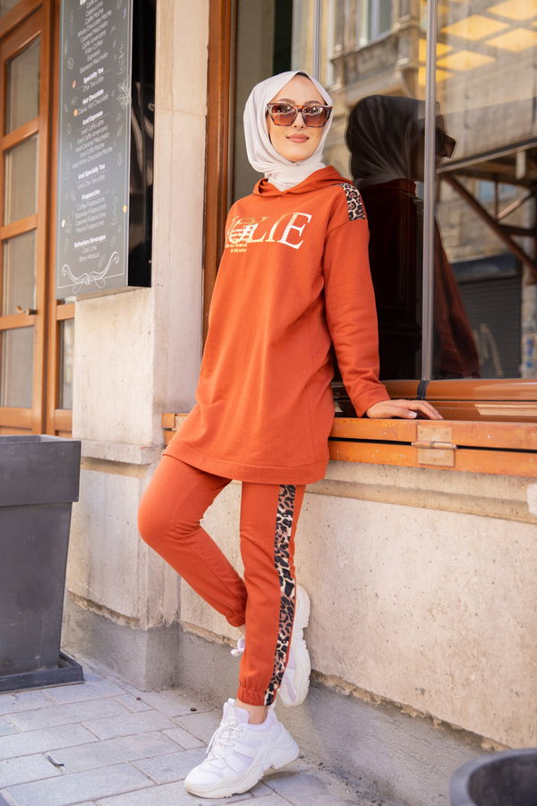 Tunık + Pantolon Kiremit - 8328 KİREMİT