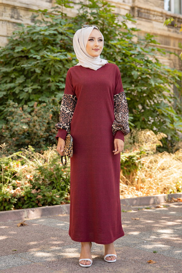 ELBISE Bordo - 3239 BORDO