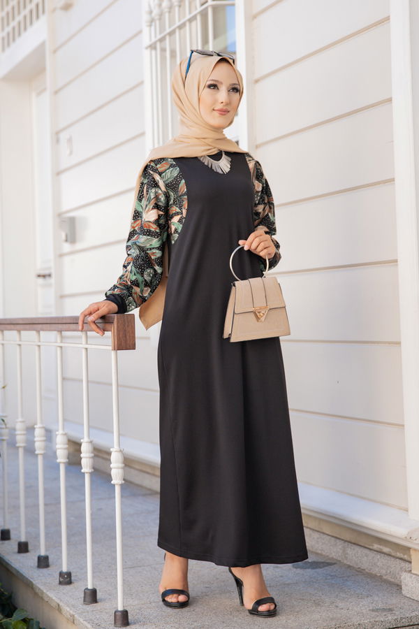 8577 ELBISE Siyah - 8577 SİYAH