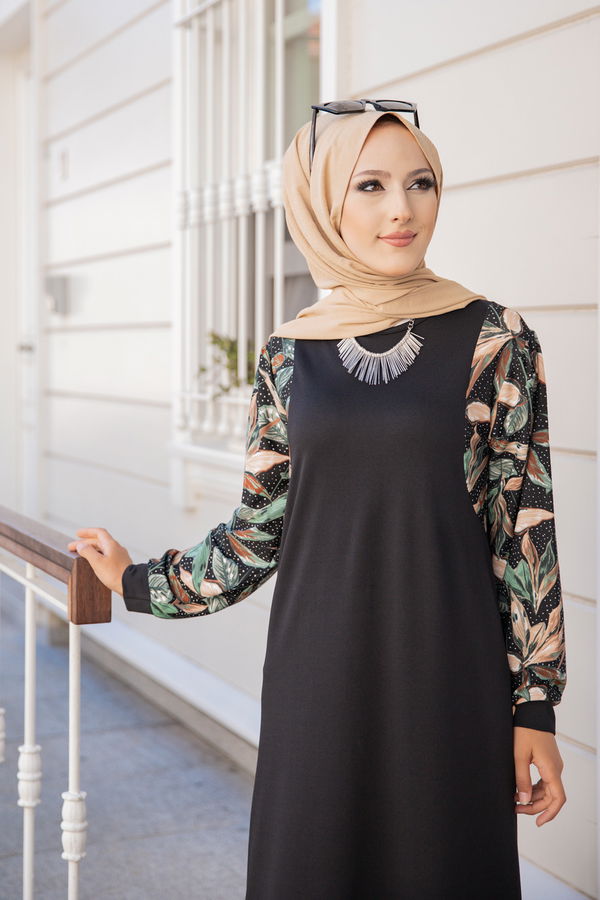 8577 ELBISE Siyah - 8577 SİYAH