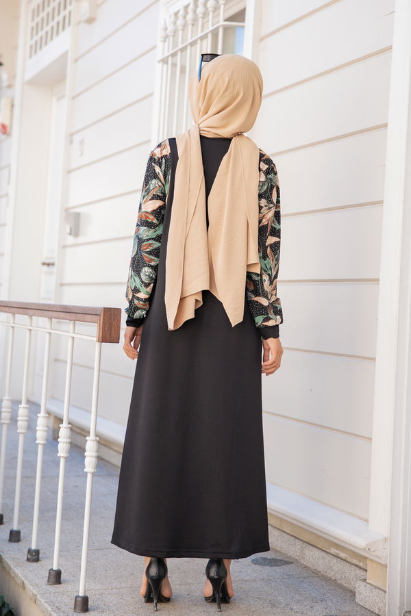8577 ELBISE Siyah - 8577 SİYAH