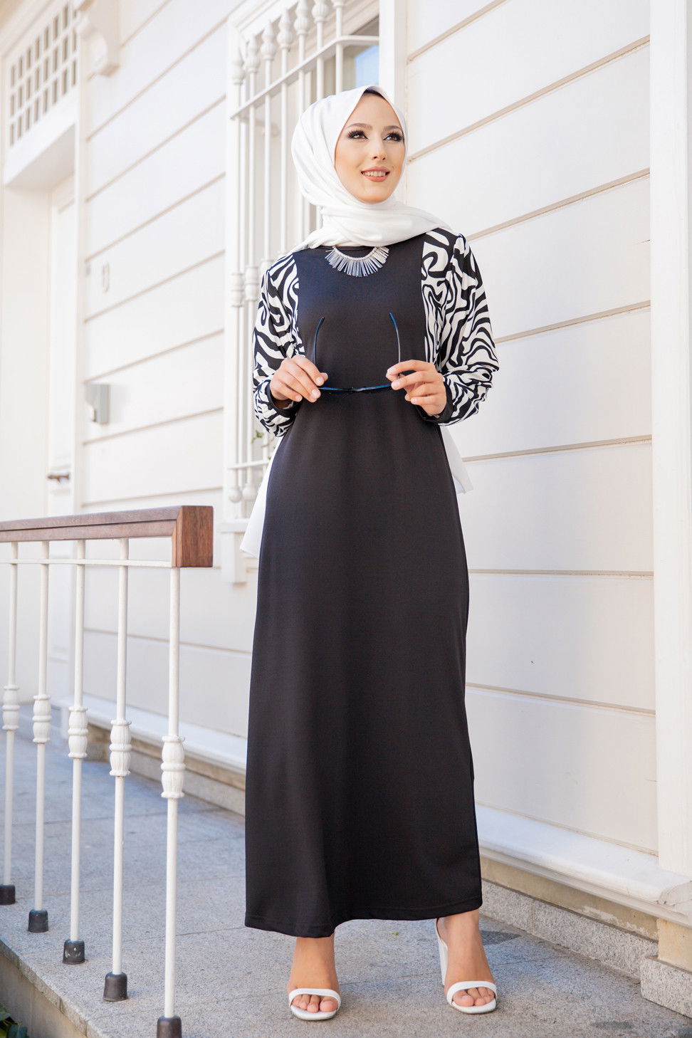 8578 ELBISE Siyah - 8578 SİYAH