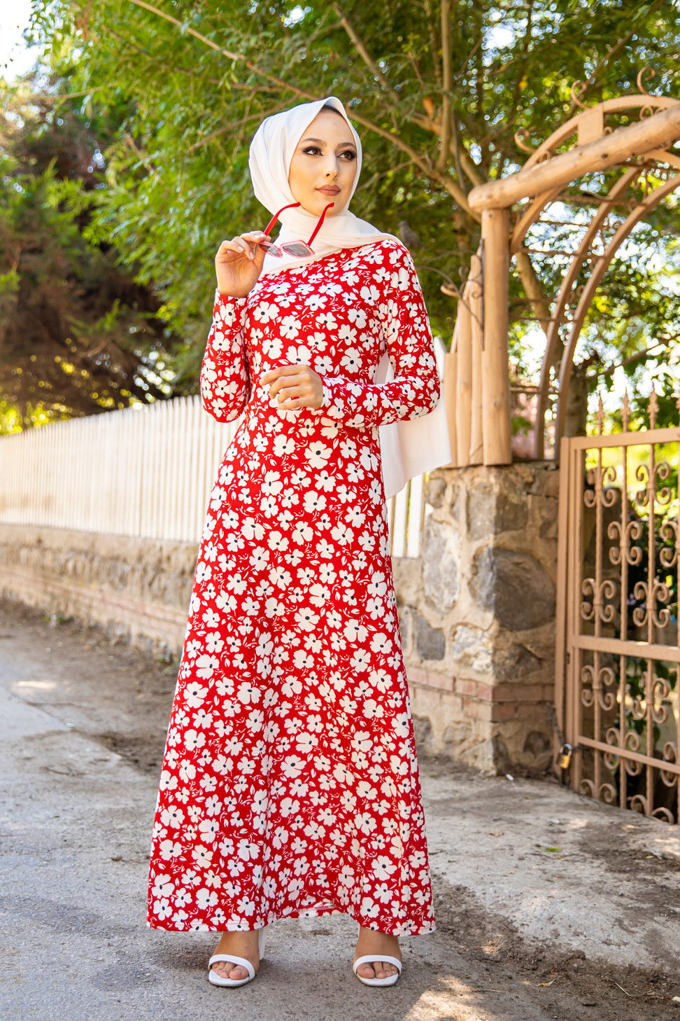8588 ELBISE Kırmızı - 8588 Kırmızı