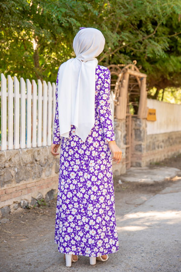 8588 ELBISE Mor - 8588 MOR