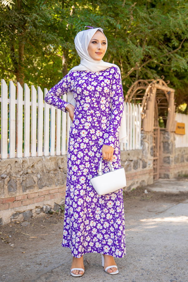 8588 ELBISE Mor - 8588 MOR