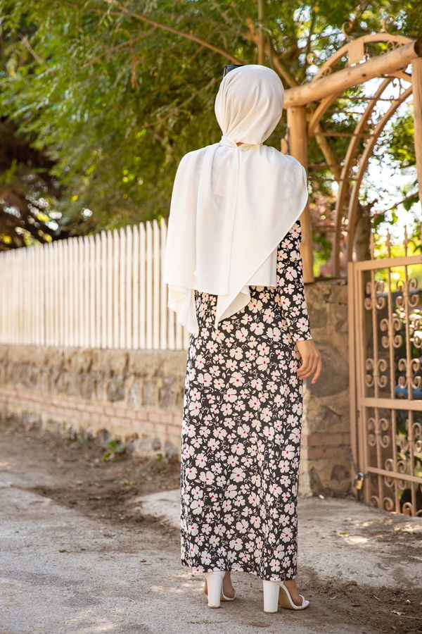 8588 ELBISE Siyah - 8588