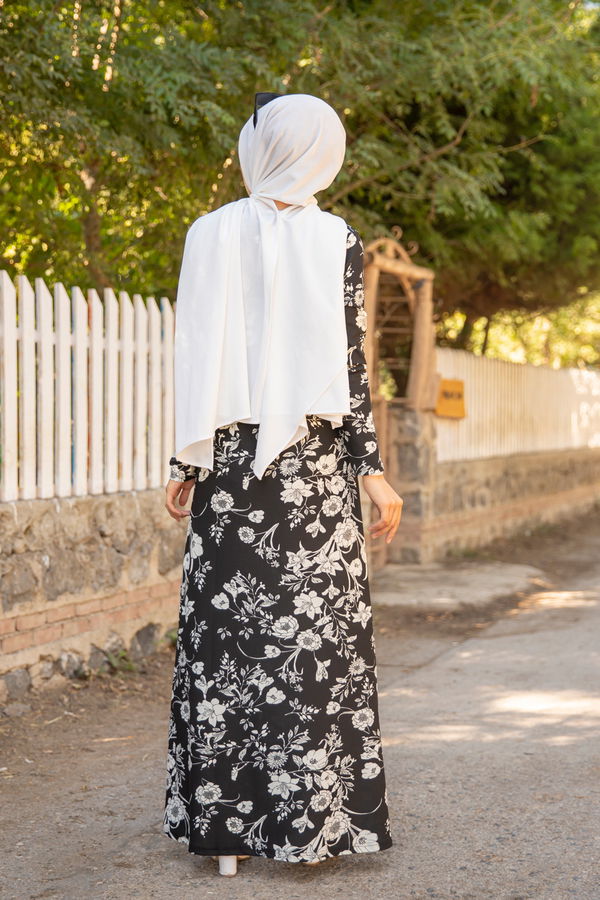 8589 ELBISE Siyah - 8589