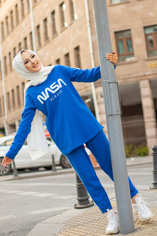 TUNIK PANTOLON Mavi - 4141 MAVİ