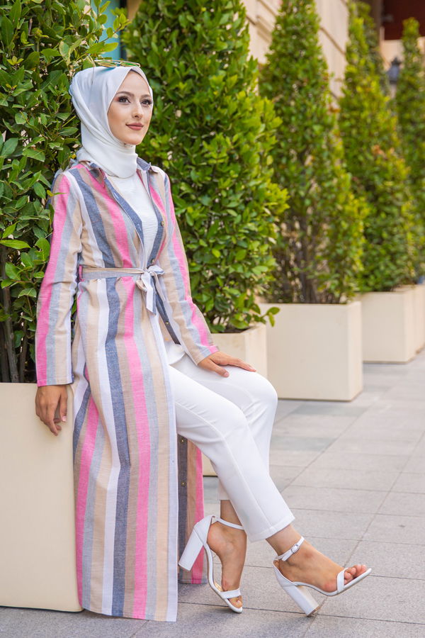 9057 KUSAKLI ELBISE Lacivert - 9057 LACİVERT