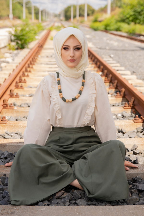 3223 BLUZ PANTOLON Haki - 3223 HAKİ