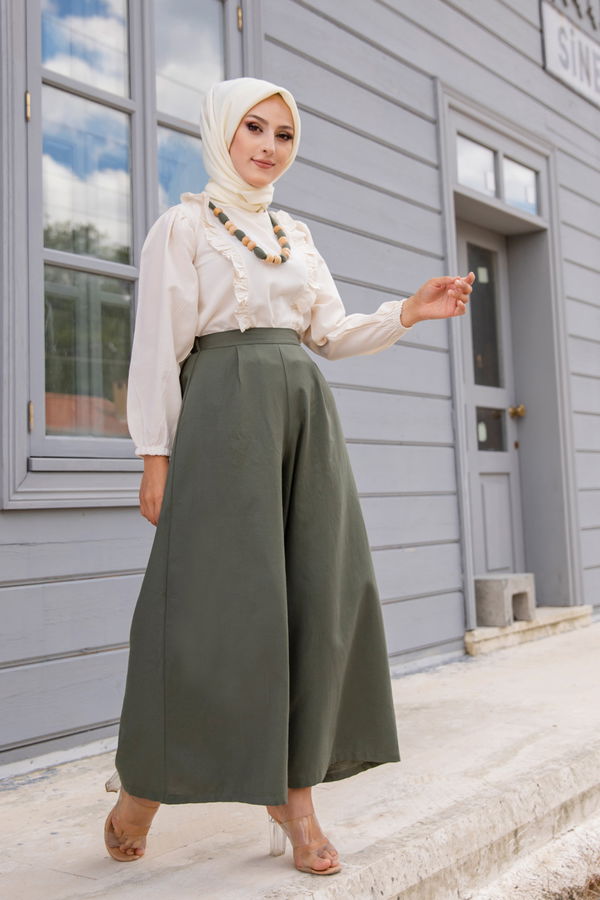 3223 BLUZ PANTOLON Haki - 3223 HAKİ