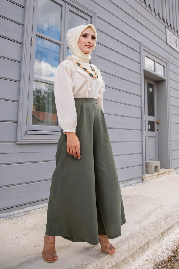 3223 BLUZ PANTOLON Haki - 3223 HAKİ