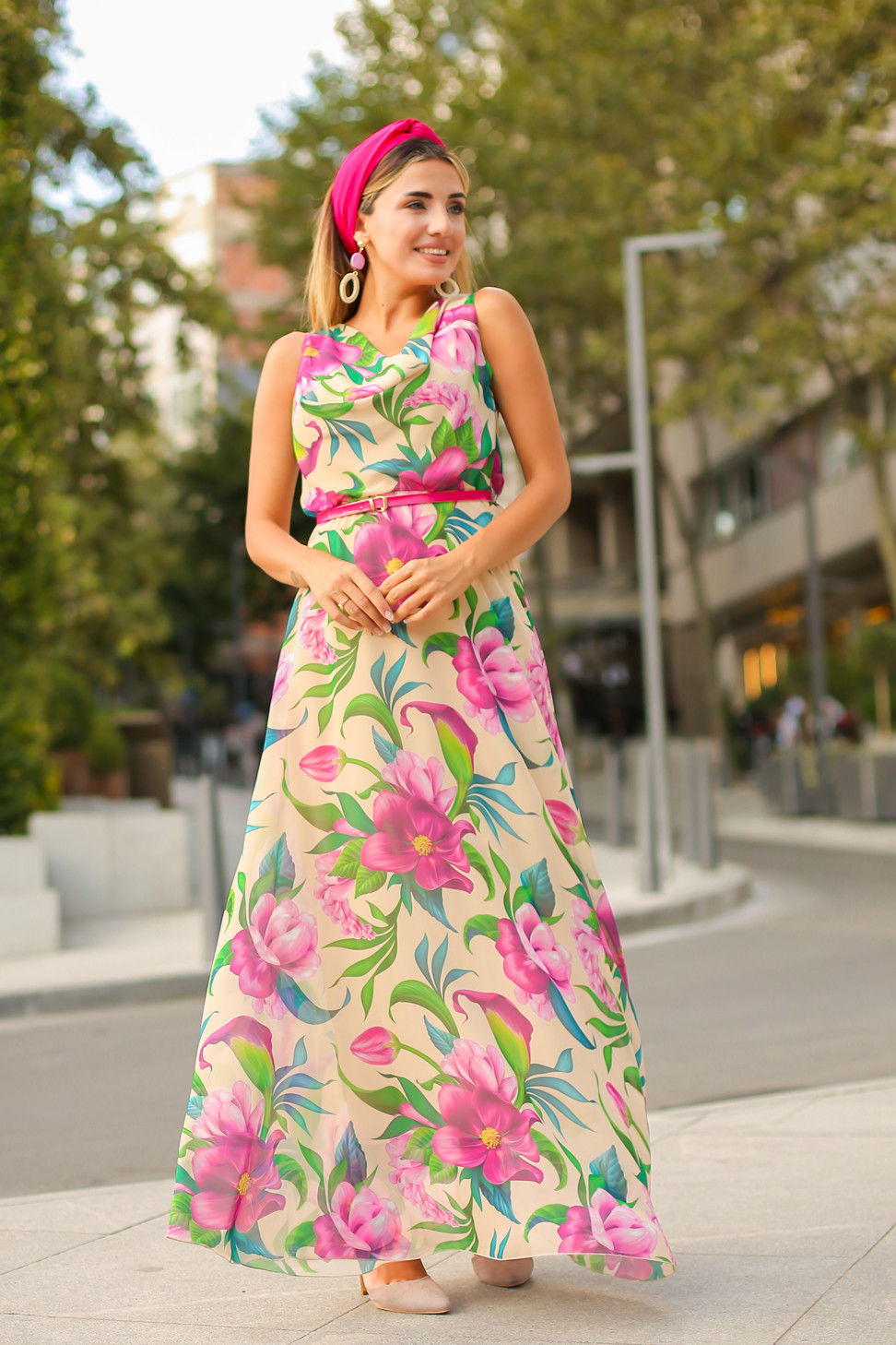 8481 ELBİSE KEMER Vizon - 8481