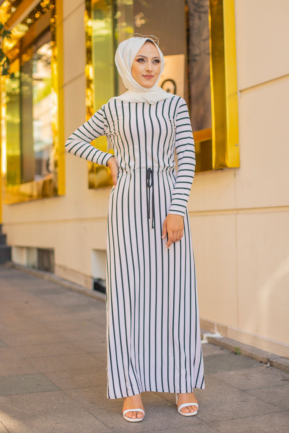 8596 ELBISE Vizon - 8596