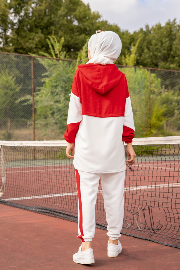 3261 TUNIK PANTOLON Kırmızı - 3261
