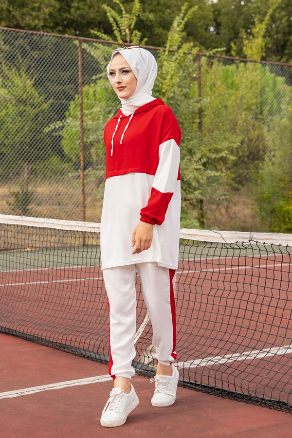 3261 TUNIK PANTOLON Kırmızı - 3261