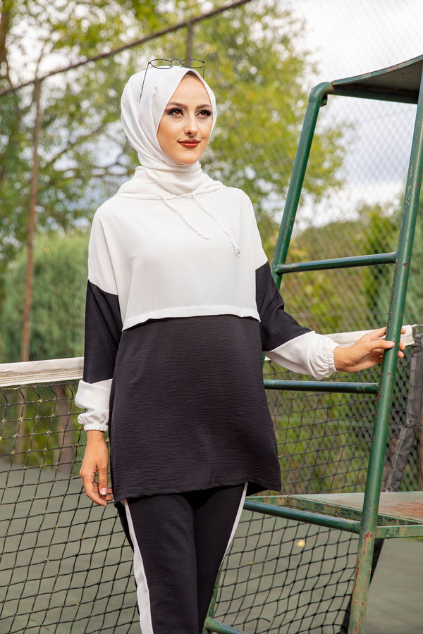 3261 TUNIK PANTOLON Beyaz - 3261 BEYAZ