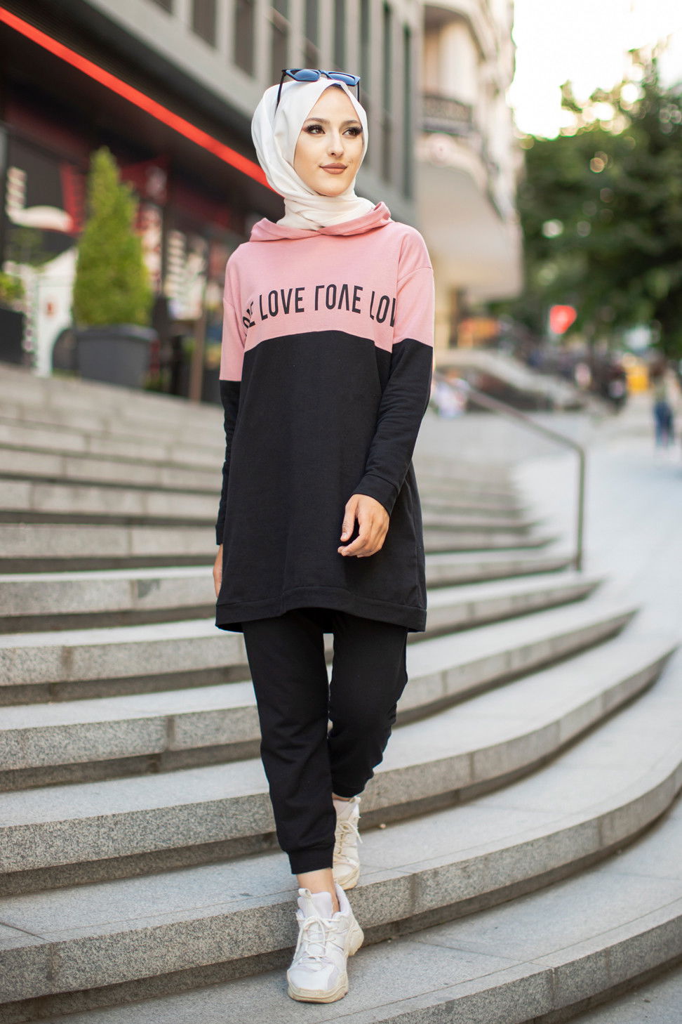 TUNIK PANTOLON Pembe - 8548 PEMBE