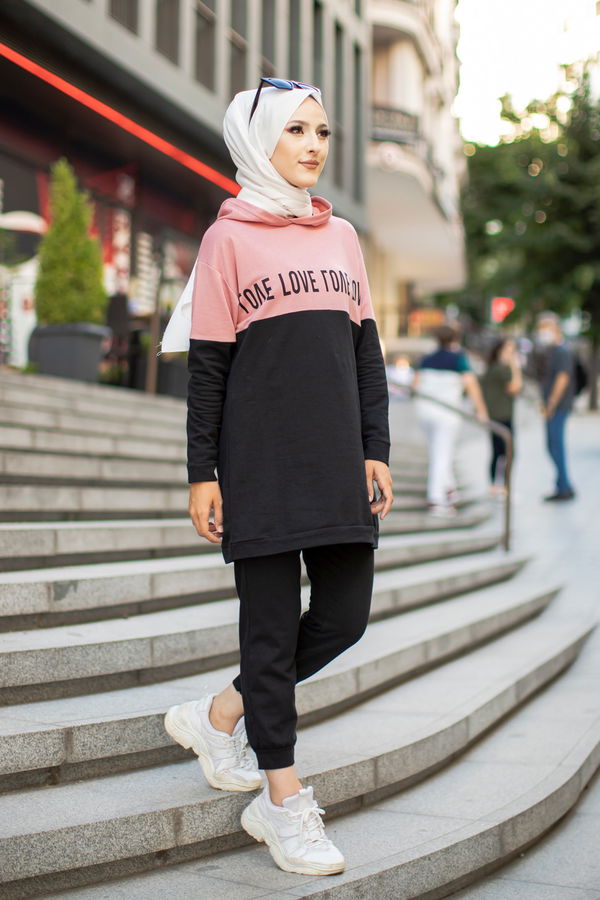 TUNIK PANTOLON Pembe - 8548 PEMBE