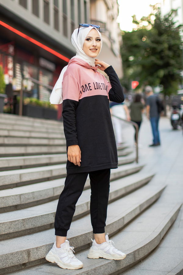 TUNIK PANTOLON Pembe - 8548 PEMBE