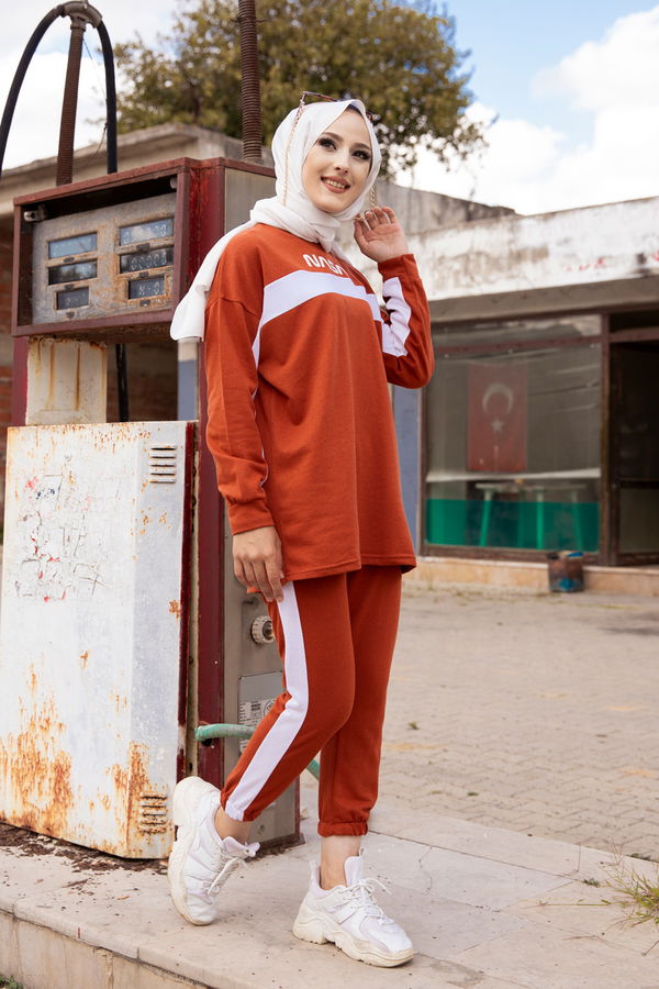 TUNIK PANTOLON Kiremit - 8412