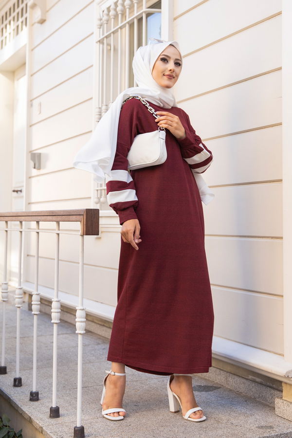 ELBISE Bordo - 4134