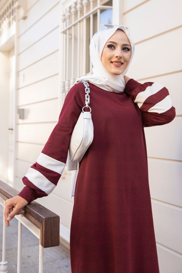 ELBISE Bordo - 4134