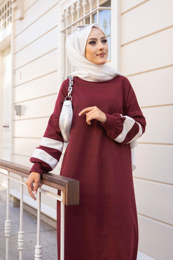 ELBISE Bordo - 4134