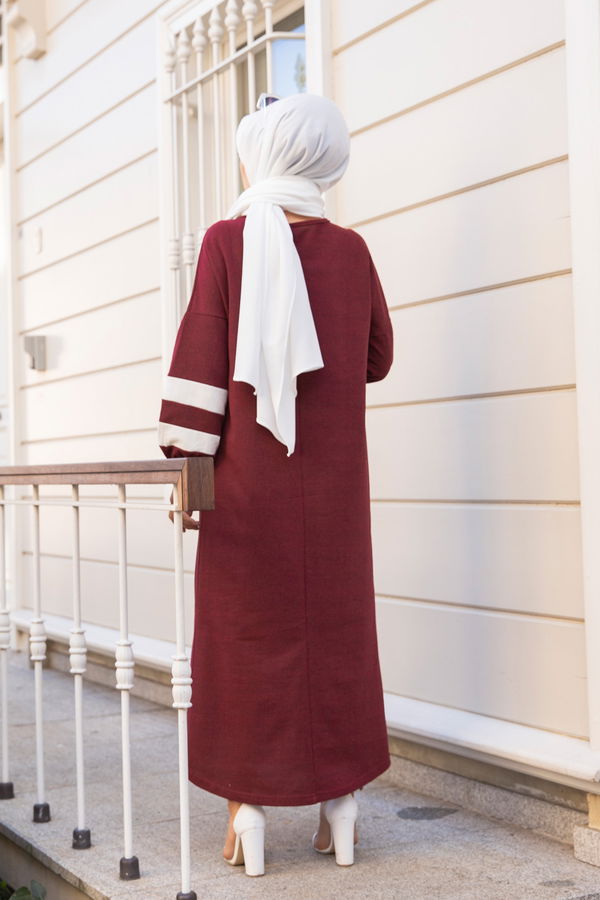 ELBISE Bordo - 4134