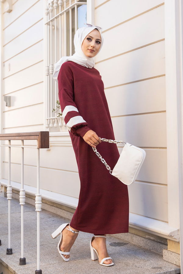 ELBISE Bordo - 4134