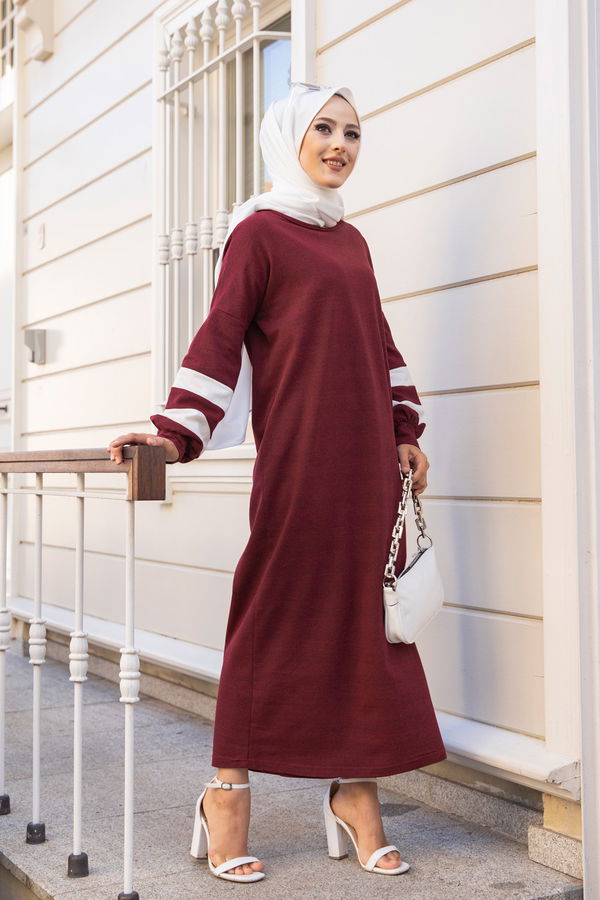 ELBISE Bordo - 4134
