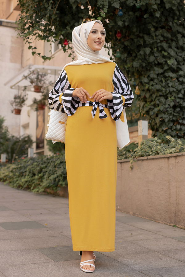 5266 ELBISE Sarı - 5266