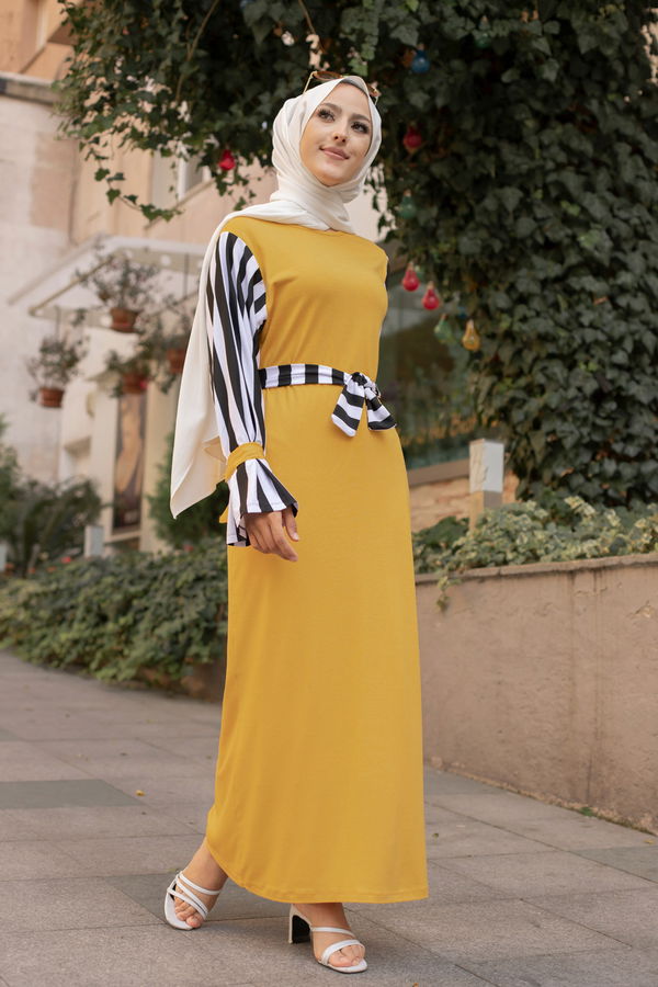 5266 ELBISE Sarı - 5266