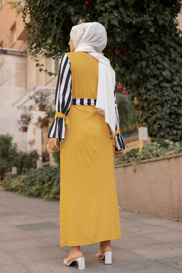 5266 ELBISE Sarı - 5266