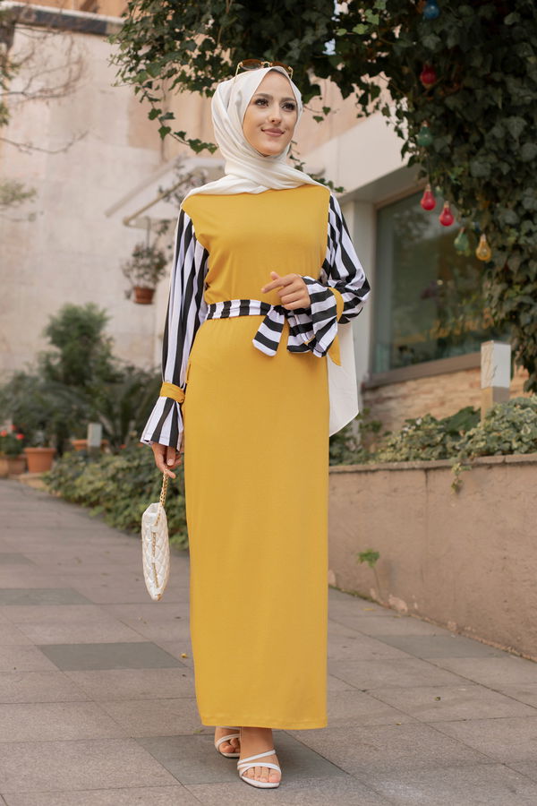 5266 ELBISE Sarı - 5266