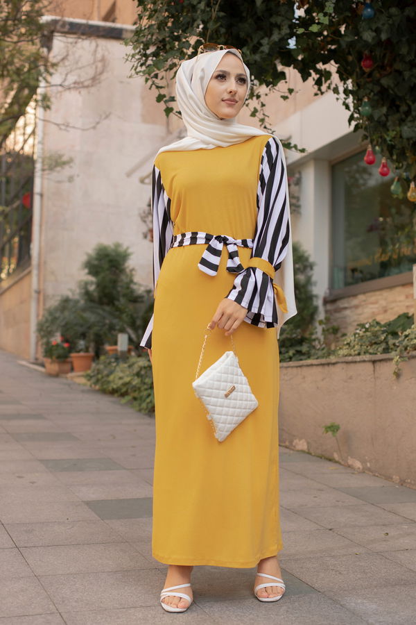 5266 ELBISE Sarı - 5266