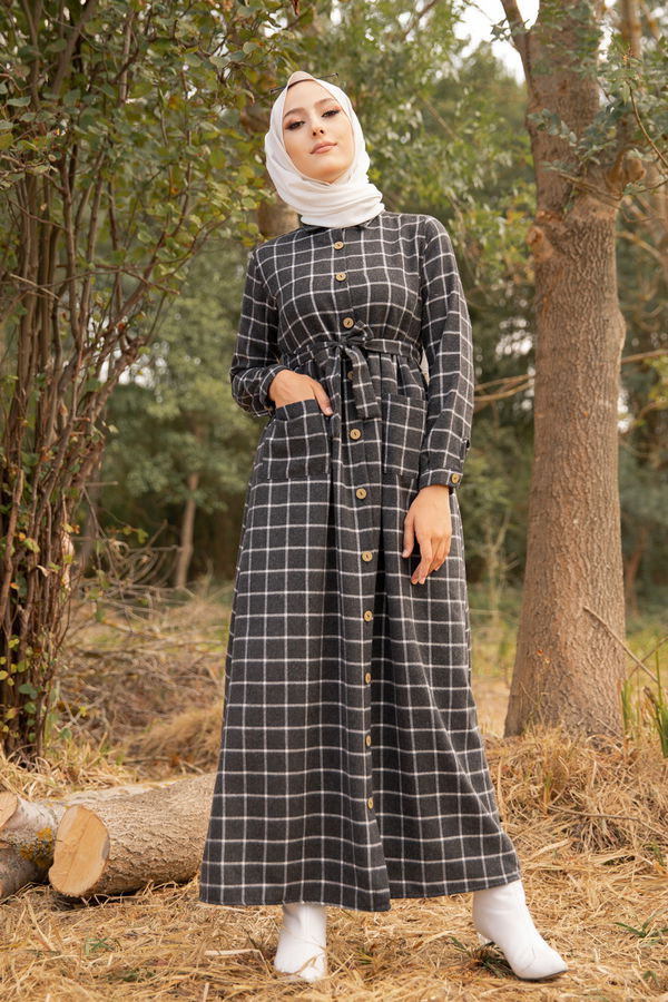 Elbise Antrasit - 3301 ANTRASİT