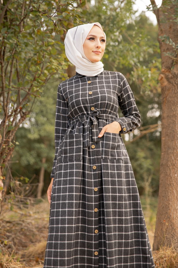 Elbise Antrasit - 3301 ANTRASİT