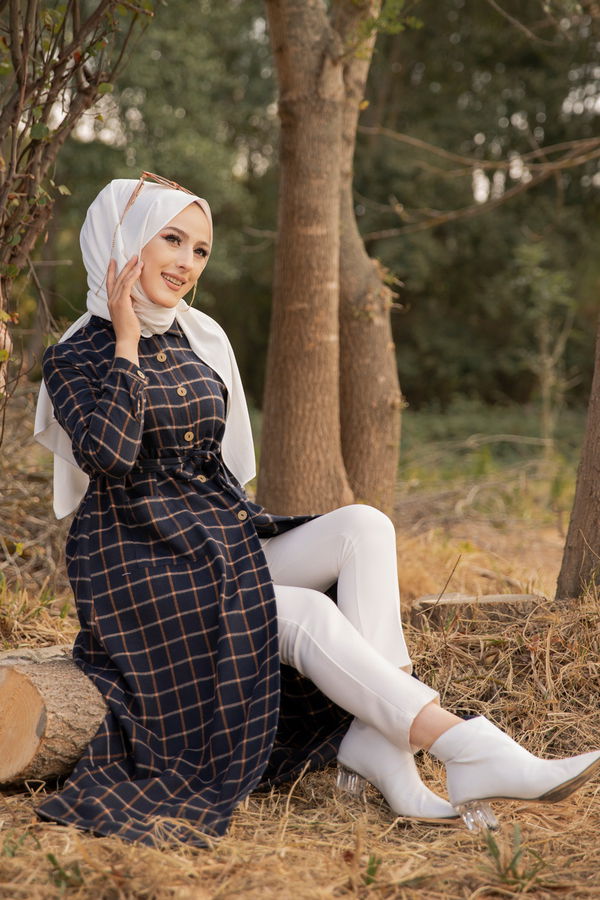 Elbise Lacivert - 3301 LACİVERT