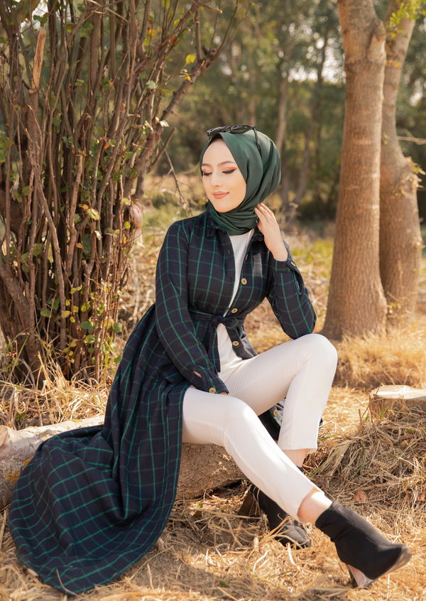 Elbise Lacivert - 3301