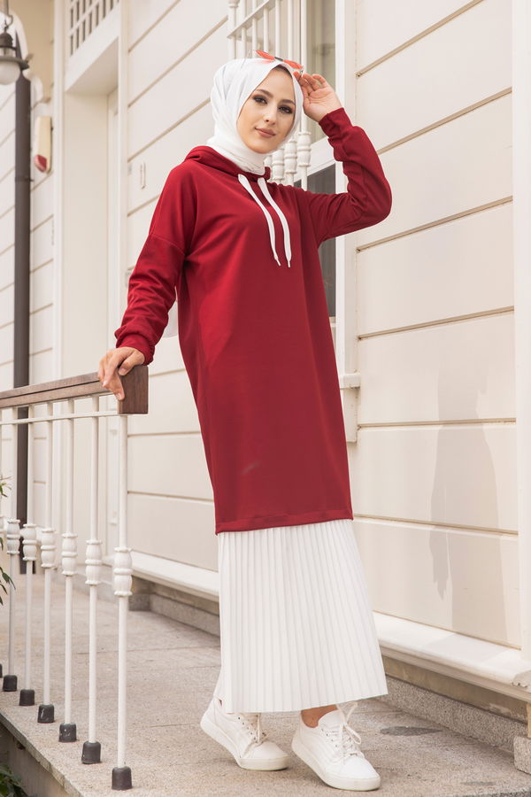 ELBISE Bordo - 3262 BORDO