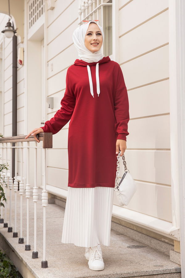 ELBISE Bordo - 3262 BORDO