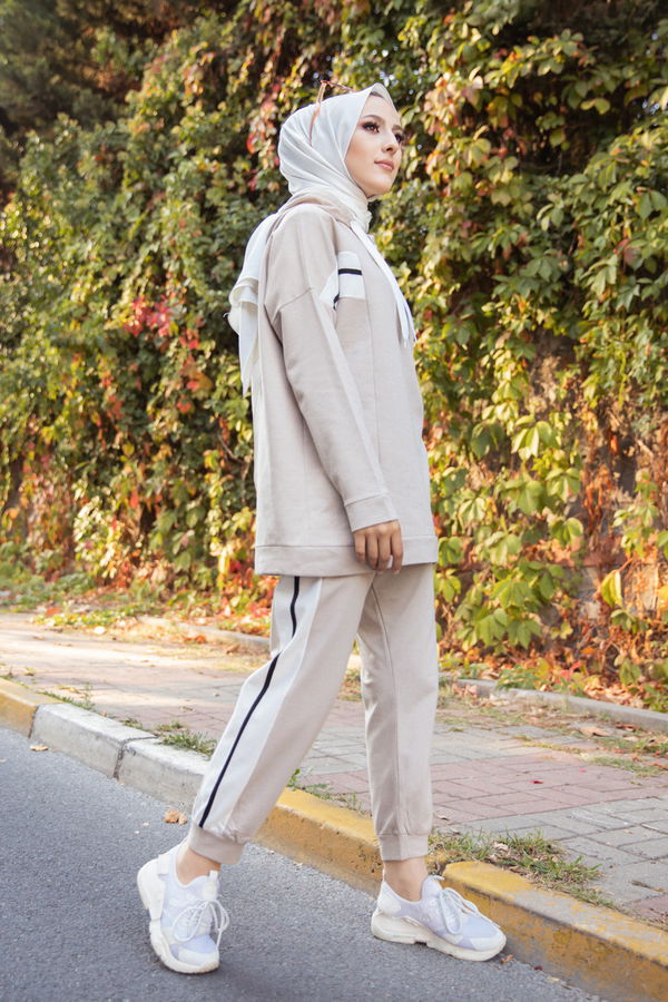TUNIK PANTOLON Bej - 3094 BEJ