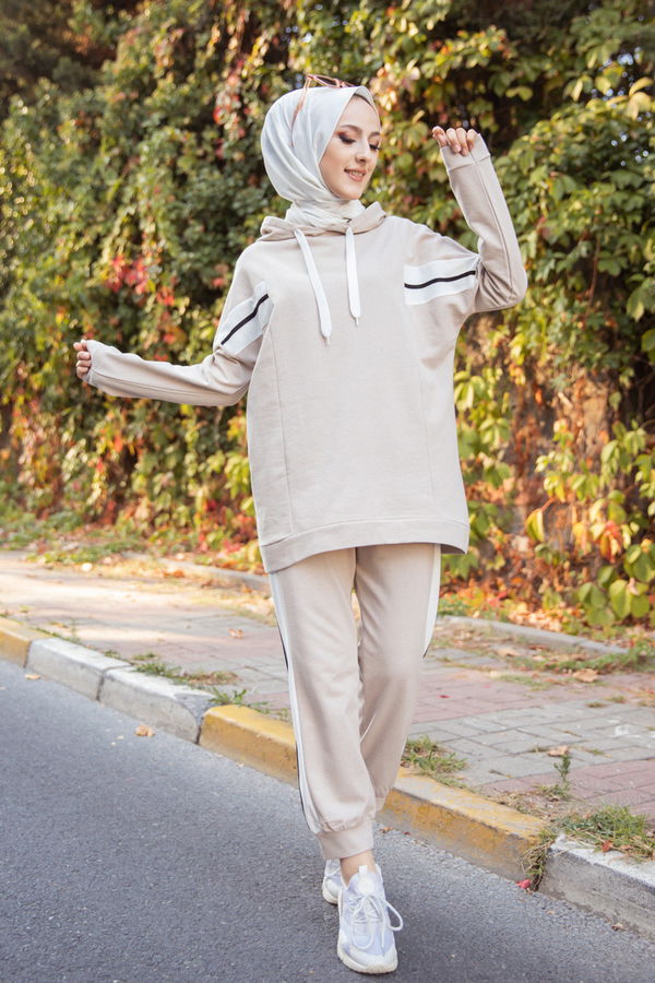 TUNIK PANTOLON Bej - 3094 BEJ