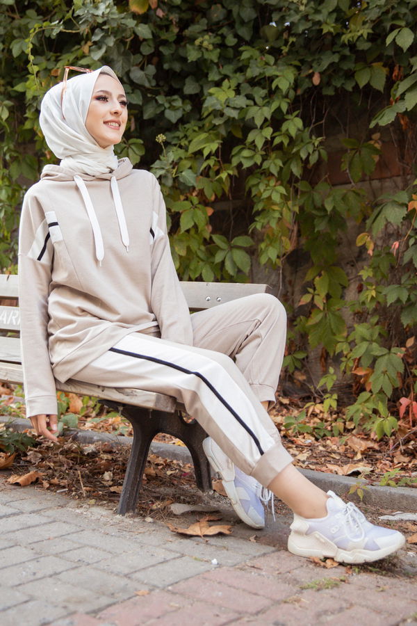 TUNIK PANTOLON Bej - 3094 BEJ