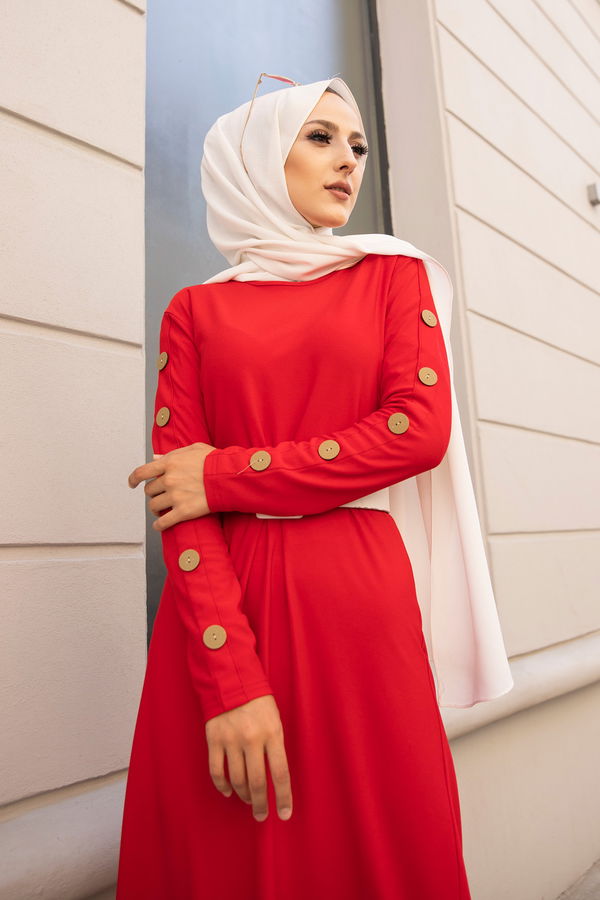 Elbıse Kırmızı - 2789 Kırmızı