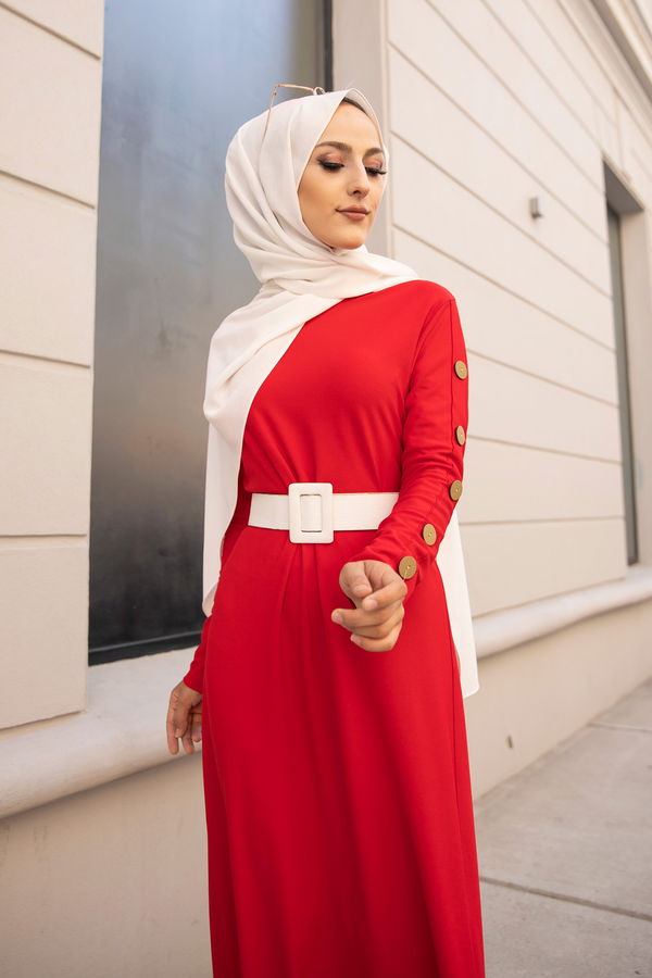 Elbıse Kırmızı - 2789 Kırmızı