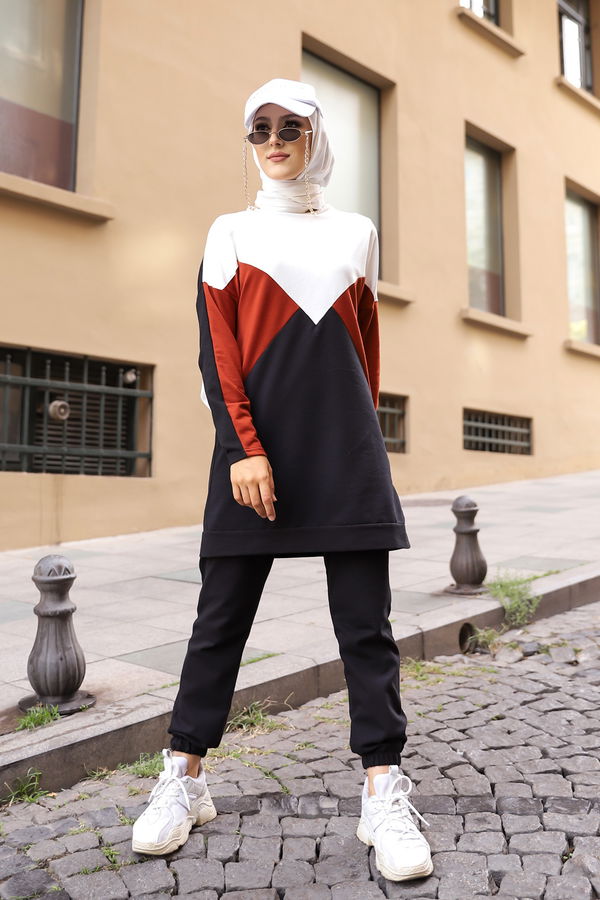 TUNIK PANTOLON Kiremit - 3057