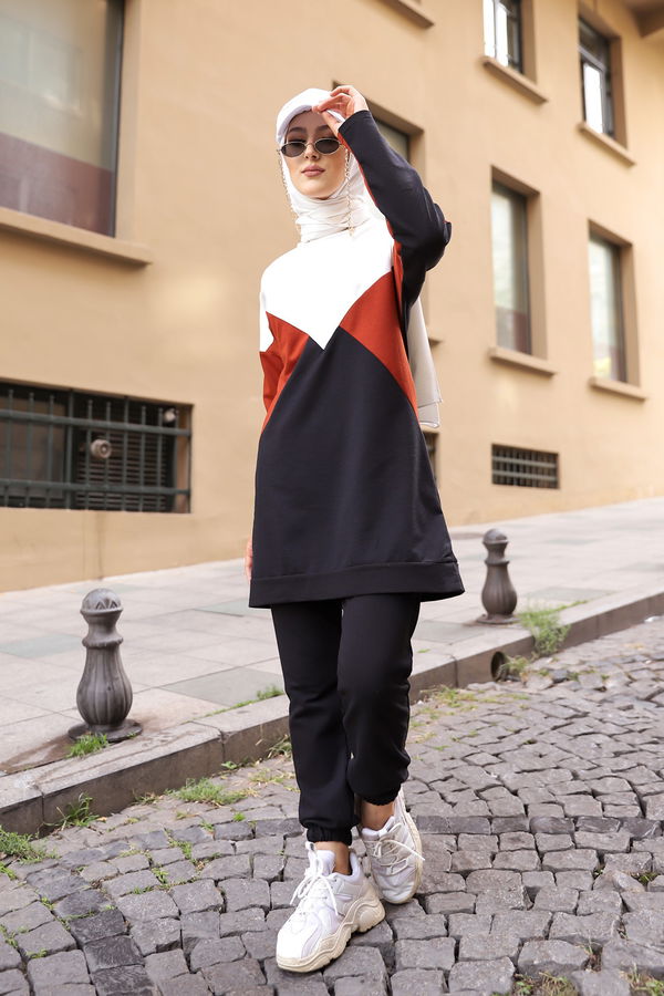 TUNIK PANTOLON Kiremit - 3057